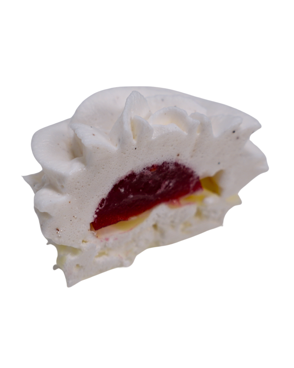 Pavlova lampone vaniglia e rosa