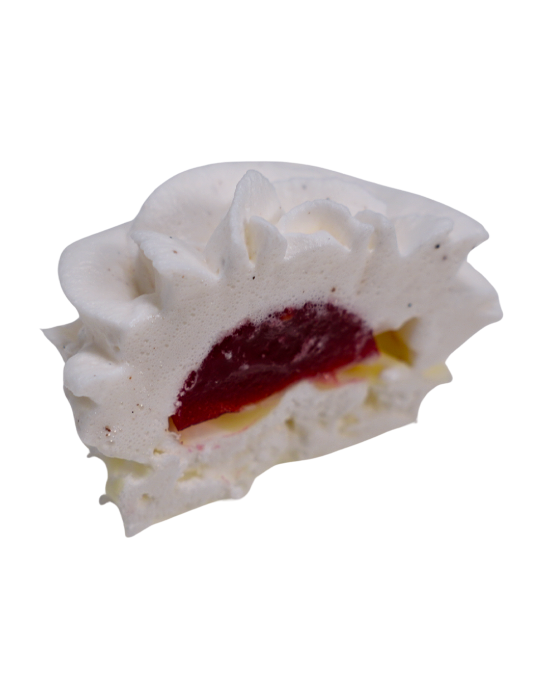 Pavlova lampone vaniglia e rosa