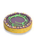Tarte ai mirtilli, cereali muesli e lime