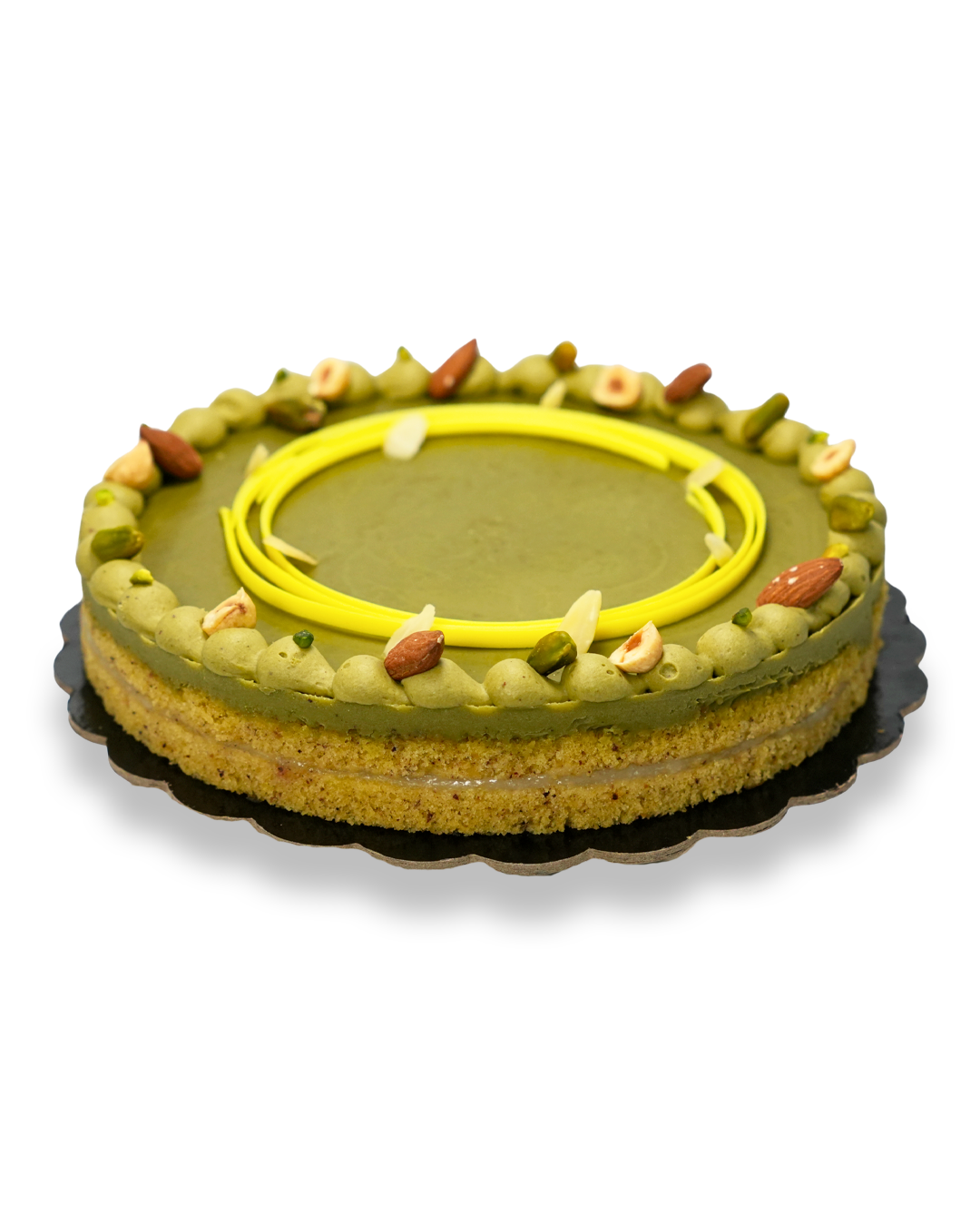 Torta mediterranea (nocciola, pistacchio e mandorla)